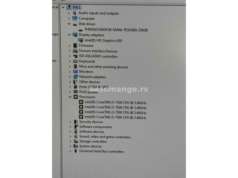 Dell 7050 mini PC i5-73500 8gb ddr4 256gb SSD