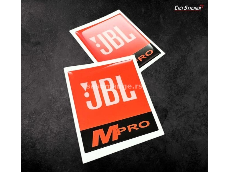 STIKERI - JBL Mpro 3d stikeri za kutije - Nalepnice - 2379