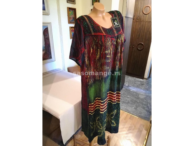 Nova odlicna zenska indijska haljina za punije dame Nini