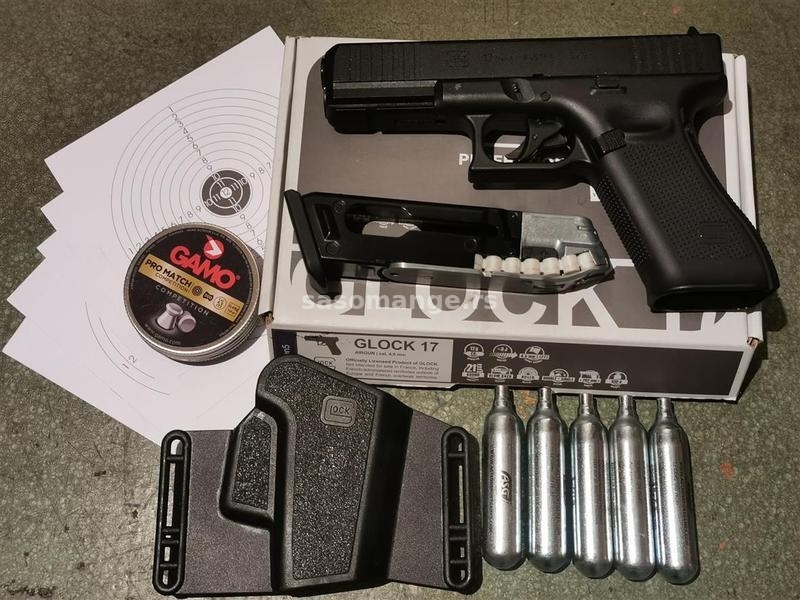 Umarex Glock 17 gen 5, cal. 4,5 mm, komplet