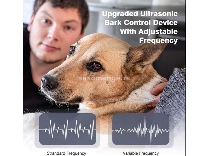 Ultrazvucni uredjaj protiv lajanja za obuku pasa