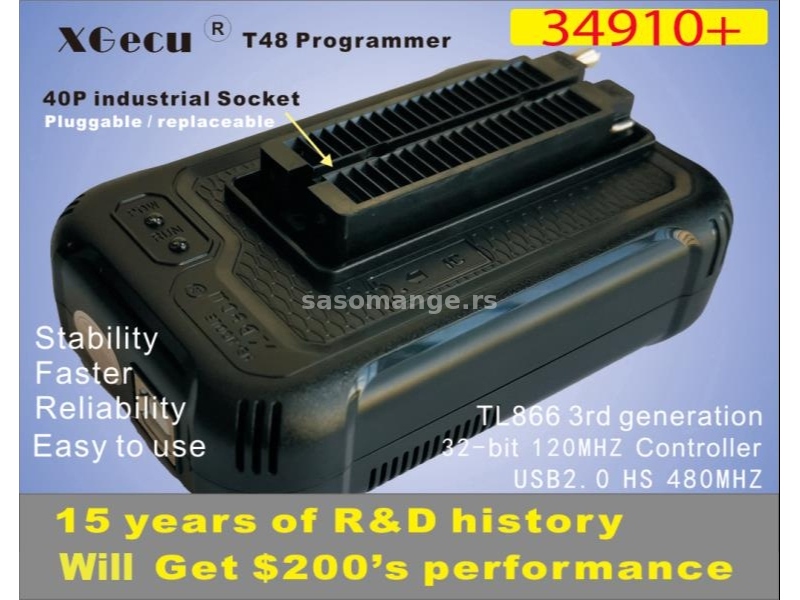 T48 ( TL866 3G ) universal programmer sa 13 adaptera