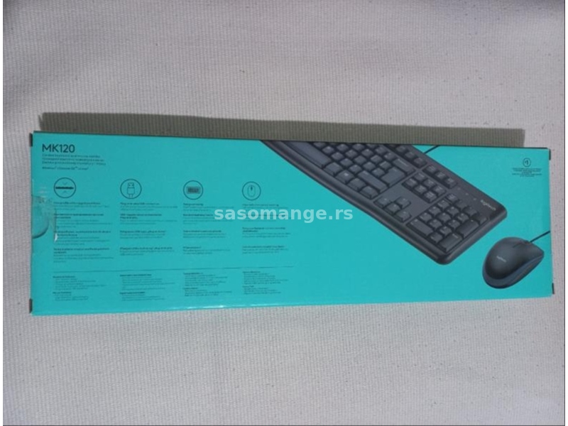 Logitech MK120 tastatura i miš