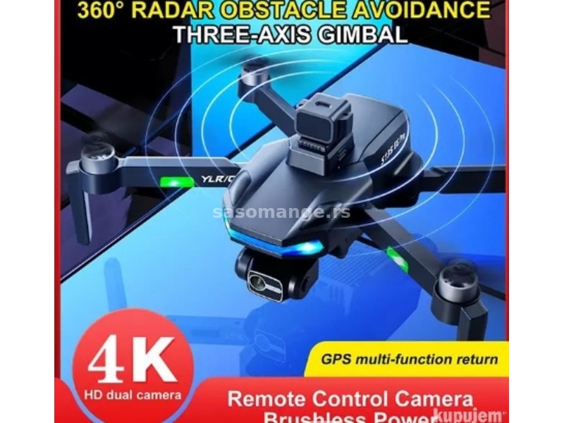 S135 GPS dron 4K VIFI FPV dron 1080P kamera brushless motor
