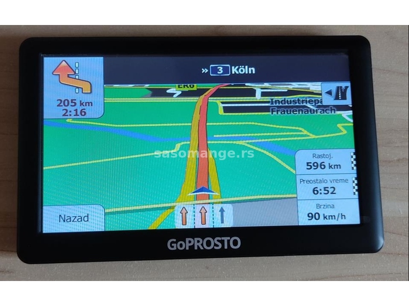 Vrhunski GPS GoPROSTO 7" HD 8gb 256mb RAM mape u ceni 115e