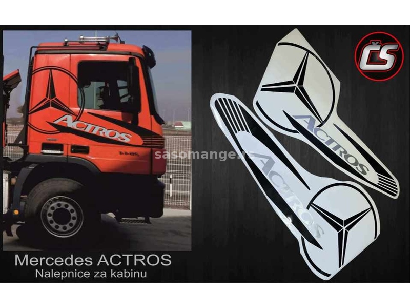 Mercedes Actros Nalepnice za kabinu- stikeri za kamione--2316