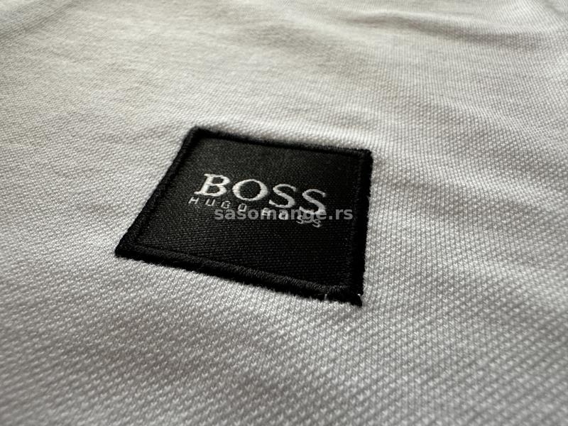 Hugo Boss bela muska majica sa kragnom HB51