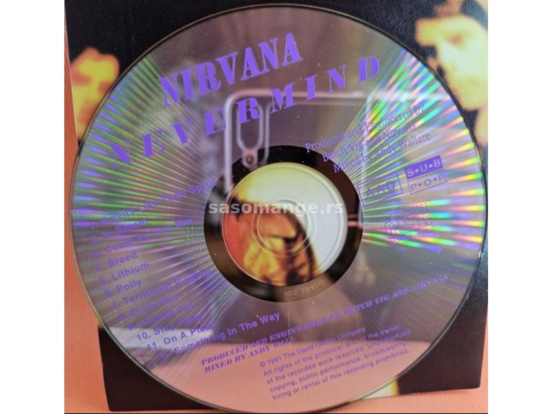 Nirvana Nevermind, CD