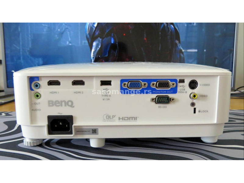 NOV BENQ RW401D Multimedia Projektor Cristal Video 4000Ansi FHD 120Hz 2x HDMI