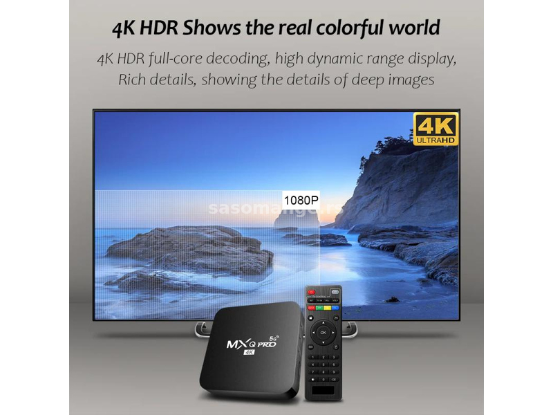 Smart TV Box MXQ-PRO 4K HD Android 10.0