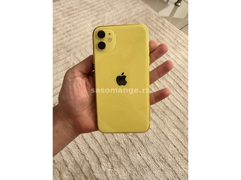 iPhone 11 Yellow 100% Helt