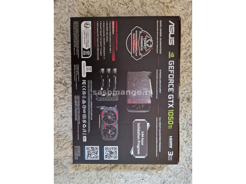 Asus Cerberus GeForce GTX 1050Ti Advanced Edition 4GB DDDR5