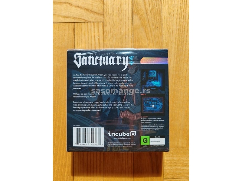 Nintendo Game Boy Sanctuary Deadeus Incube8 Limited Run