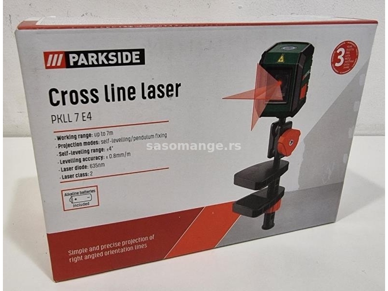 Parkside Laser sa Ukrštenim Linijama