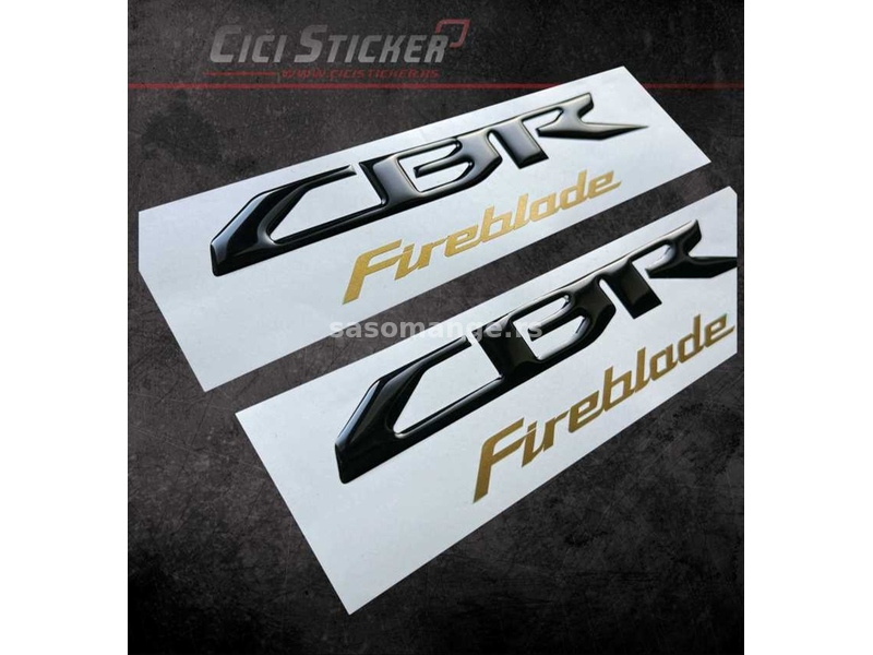 3D Stikeri - Honda cbr fireblade stikeri za motore- 2205