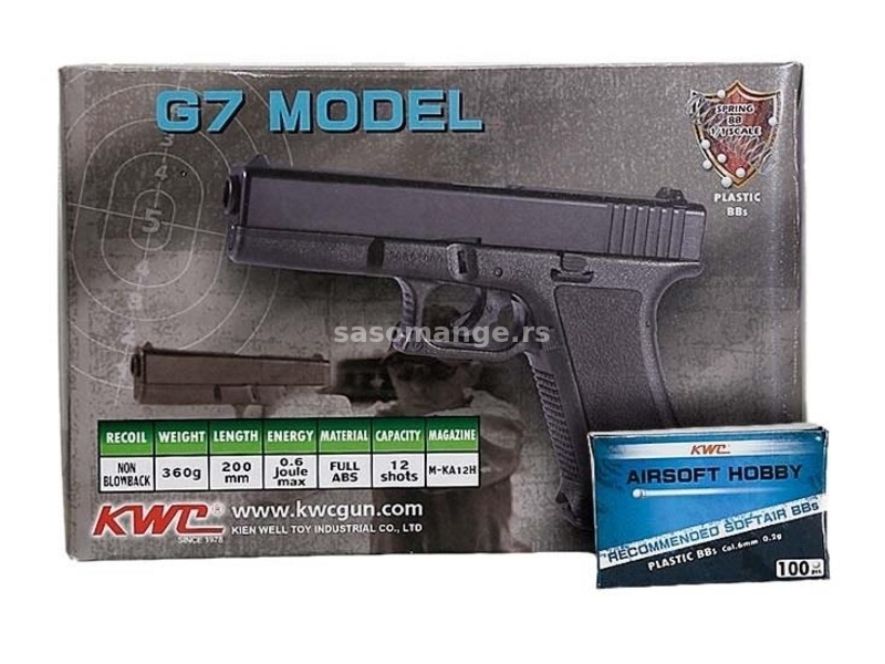 Pistolj KWC Glock 17 Airsoft