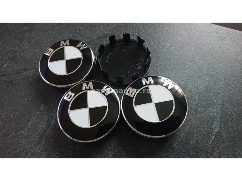 NOVO BMW CRNI cepovi za felne 56mm G30, G31, G11, G12,