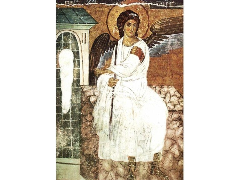 Ikona Sveti Stefan 30x43 uramljena štampa na platnu