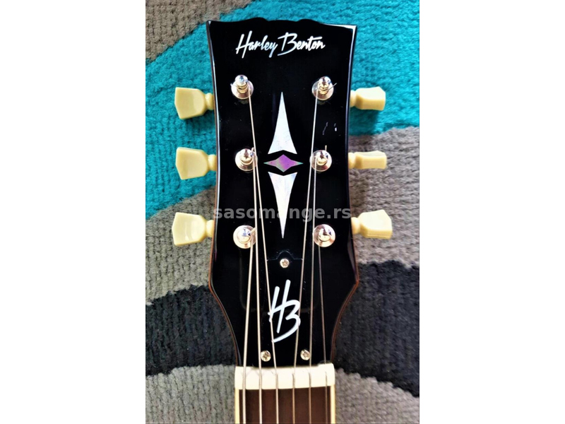 Harley Benton SC-450 Plus LD Vintage Series električna gitara + torba, trzalice, lekcije