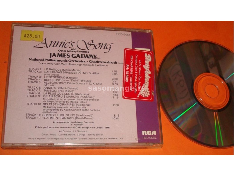 James Galway Annie s Song And Other Galway Favorites