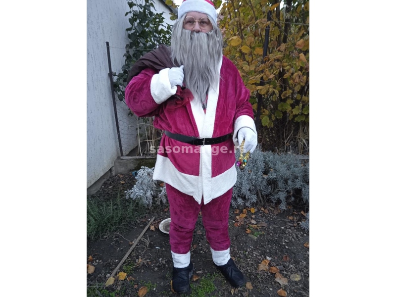 Komlet kostim Deda Mraz-jedanaest delova