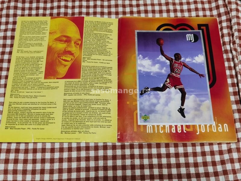 Michael Jordan upper deck ALBUM