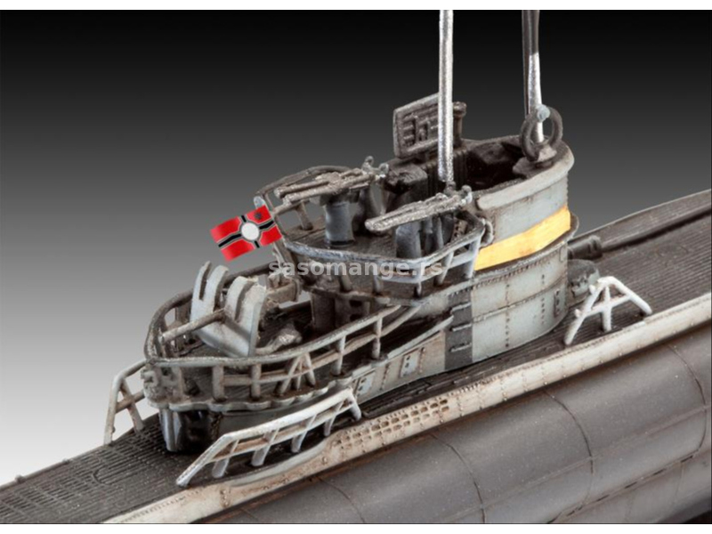 1:350 nemačka podmornica 19cm Submarine Type VII C/41