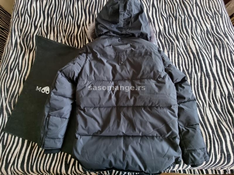 Moose Knuckles crna jakna, original, snizeno, vel. XL