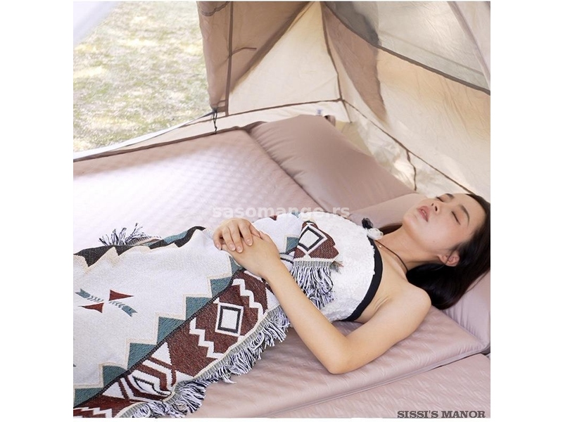 Samonaduvavajući dušek za kampovanje sa dva jastuka
