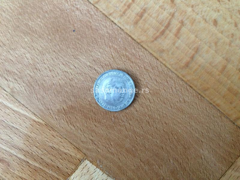 Spanija 10 centesimos 1959