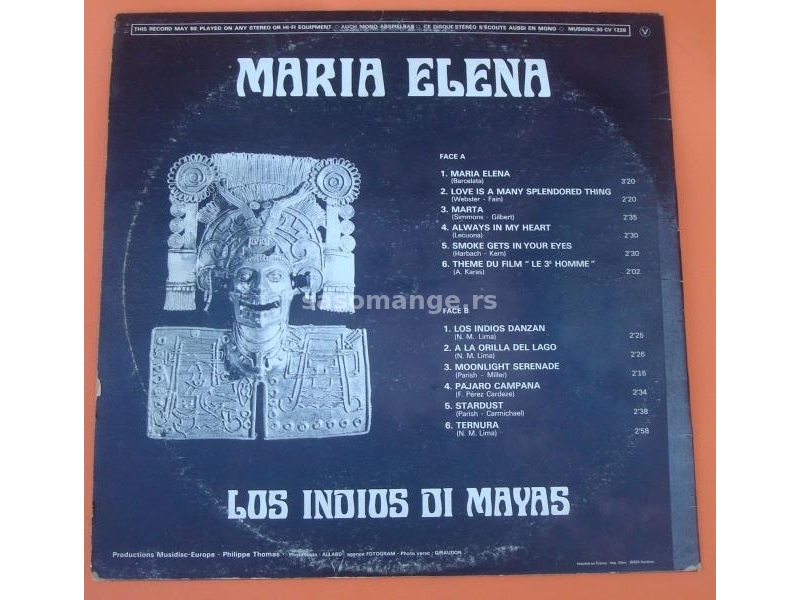 Los Indios Di Mayas Maria Elena