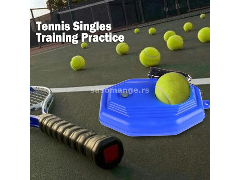Teniski set reket i tenis trener