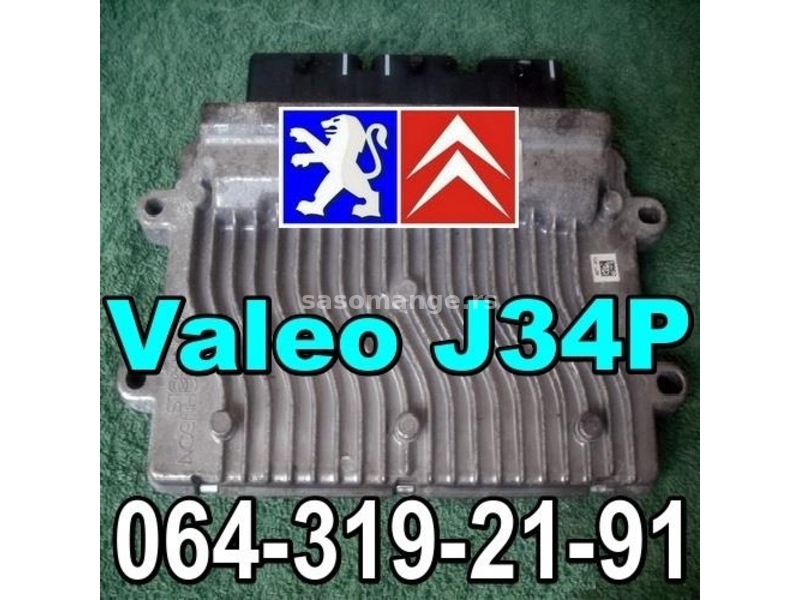 KOMPJUTER Valeo J34P Pežo Peugeot Citroen SW9663306680 , HW9651696680