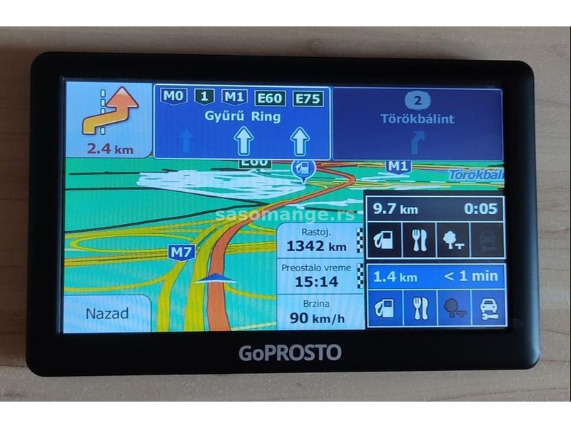 Vrhunski GPS GoPROSTO 7" HD 8gb 256mb RAM mape u ceni 115e