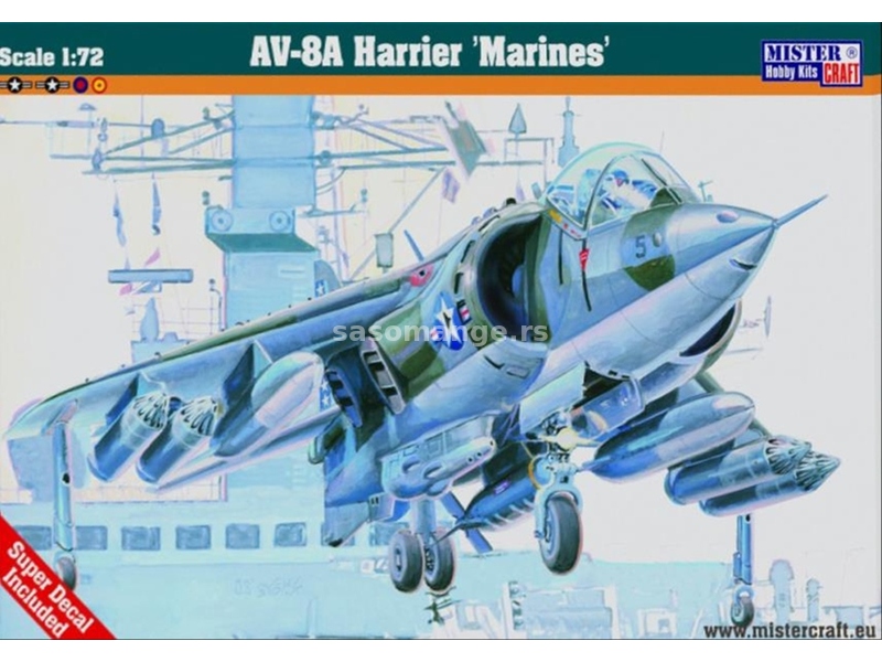 1/72 Maketa aviona AV-8A Harrier Marines