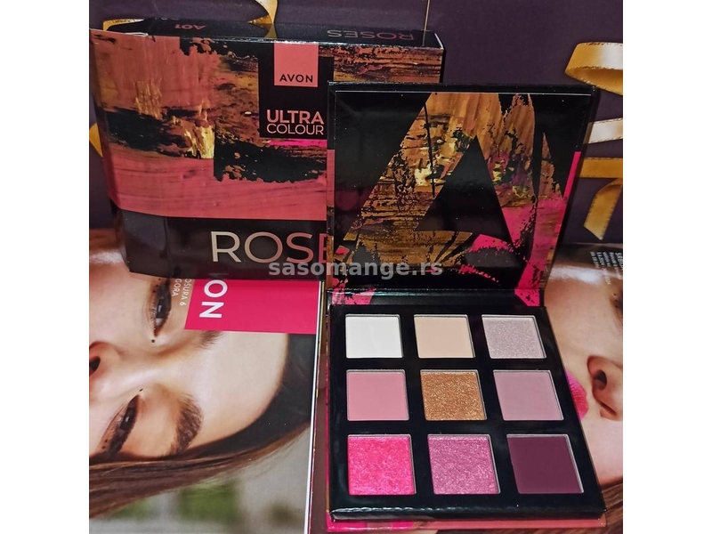 Ultra paleta senki za oči - Roses nijansa by Avon