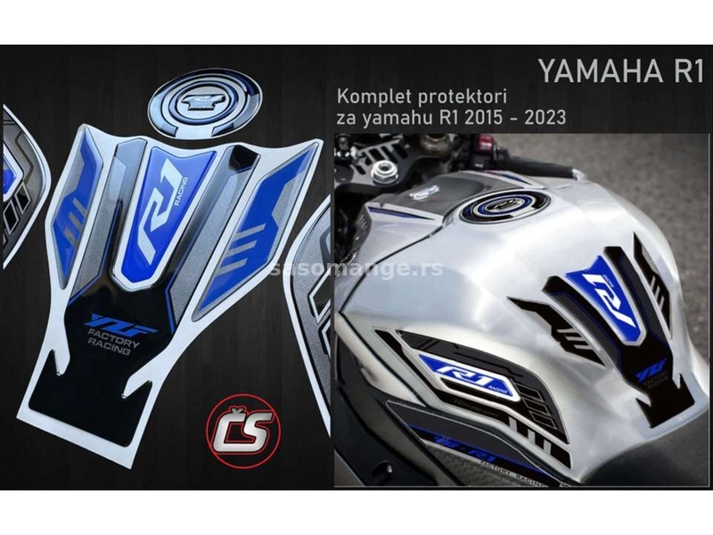 Stikeri - Yamaha R1 Komplet protektori -High quality - 2313