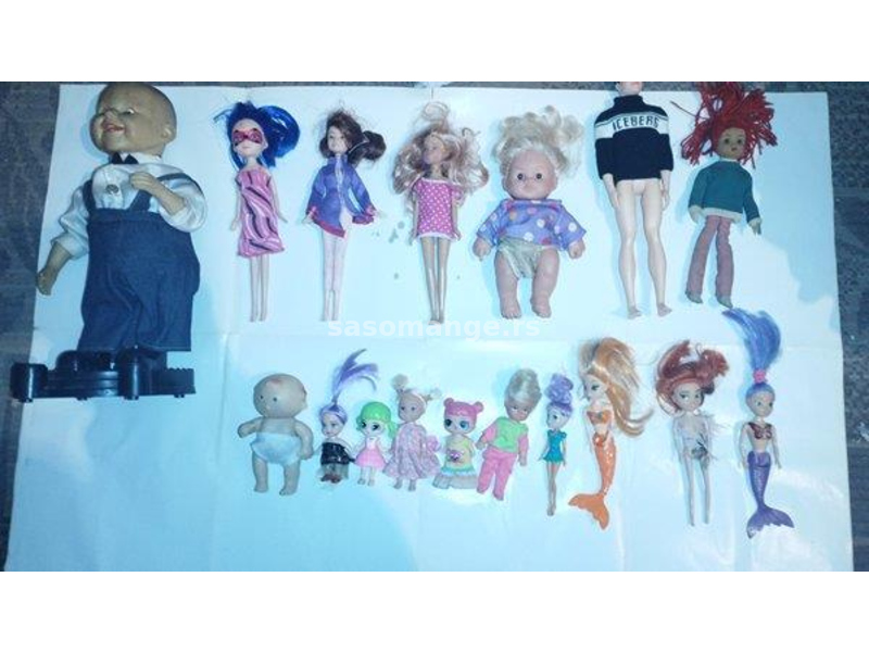 Lutke za devojcice 17 komada