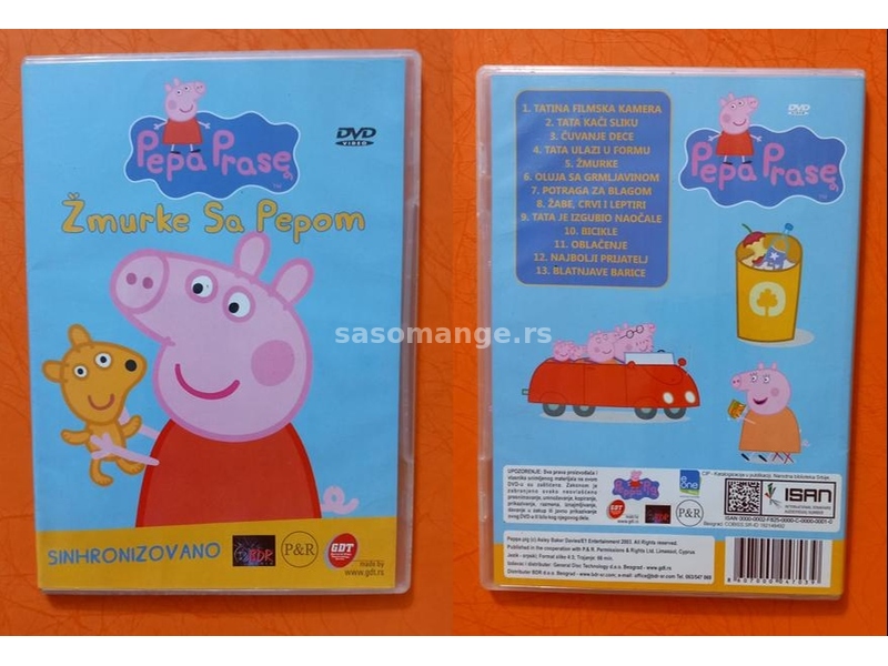 Pepa Prase dvd RAZNI crtani film