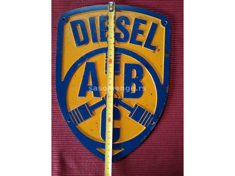 Diesel ABC stari znak sa brodskog motora