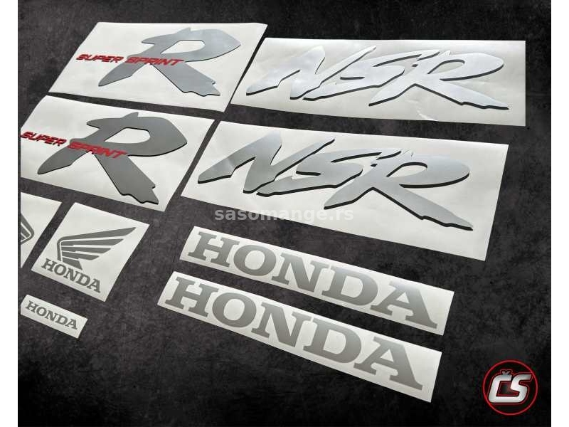 Honda NSR 125 Nalepnice komplet - Honda nsr stikeri - 2355