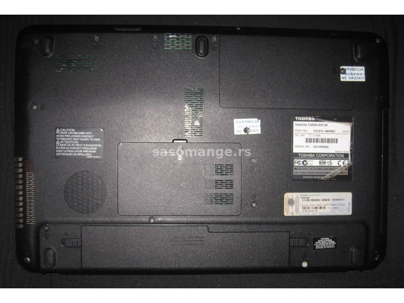 Toshiba Satellite C655D laptop