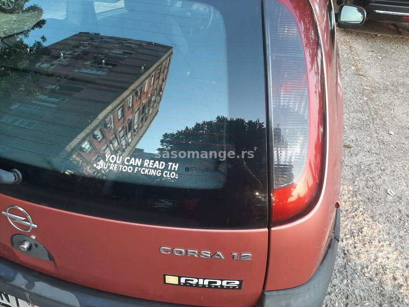 Opel Corsa C (samo 999 eura) 2002.g-1.2b-55kw-KLIMA-NOVE GUME----HITNA PRODAJA!!!