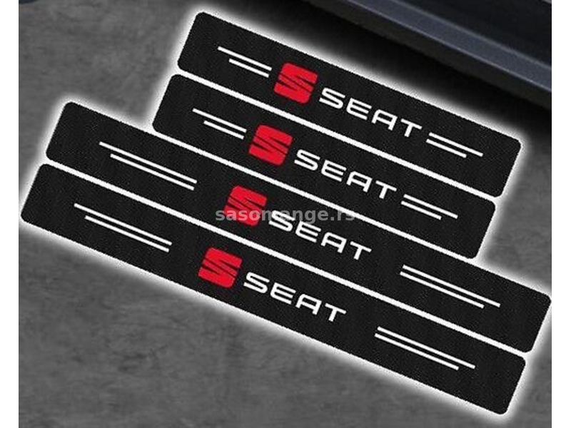 Seat karbon nalepnice za pragove vrata-Set NOVO