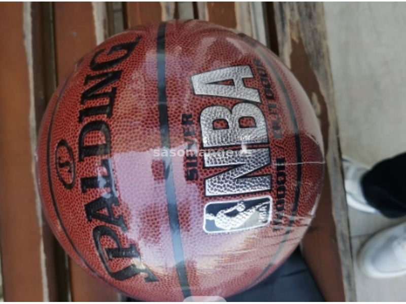 Original Spalding NBA Silver Indoor je lopta za košarku