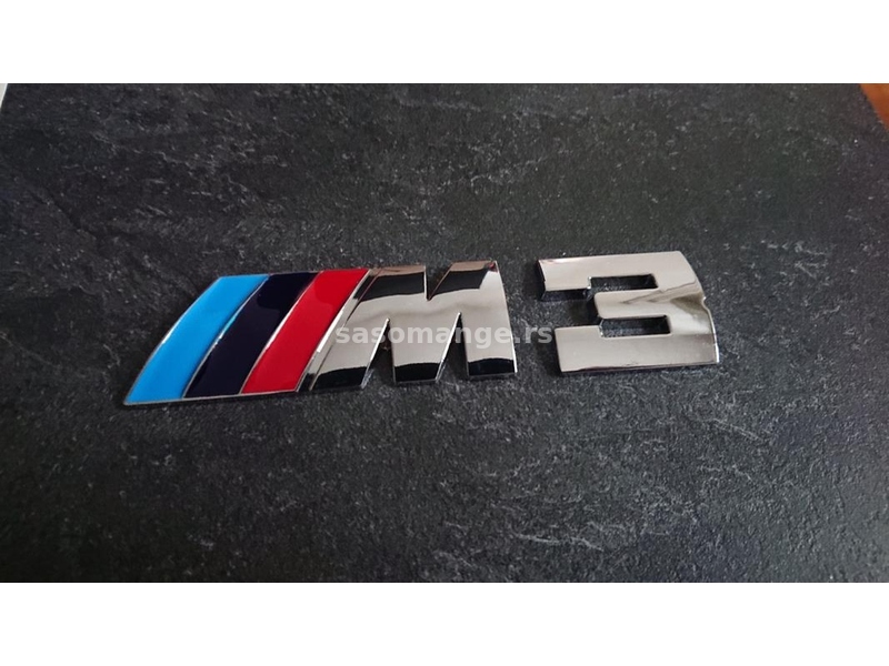 NOVO BMW M3 metalna oznaka 30mm visine