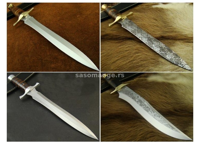 Nož kopis mačeta Impa Creete Famipa damaskus Solingen Browning futrole koža