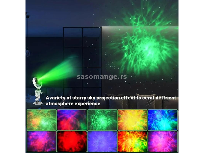 Alien Galaxy projektor zvezdano nebo vanzemaljac