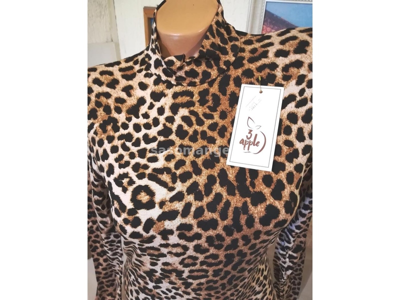Nova zenska polurolka u boji leoparda Moda S M L Viskoza