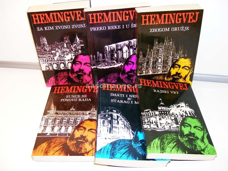 ERNEST HEMINGVEJ Odabrana dela 1-6 komplet